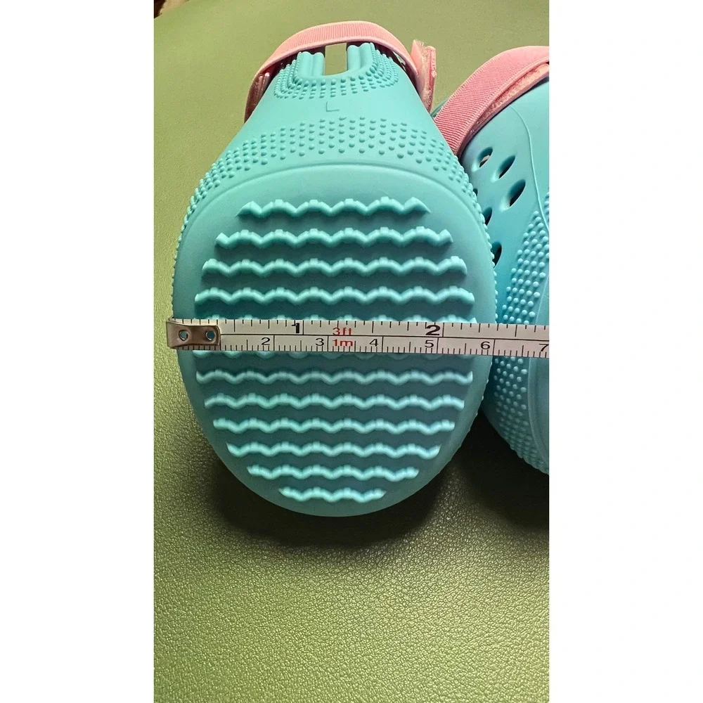 Dog Boots Shoes Large Blue & Pink Hot Pavement Rain Snow Protection Brand NEW
